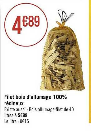 Filet Bois D'allumage 100% Résineux