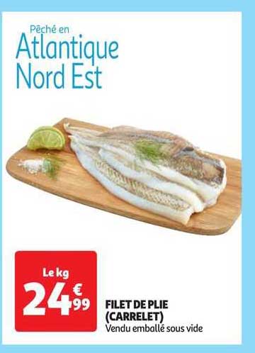 filet de  plie (carrelet)