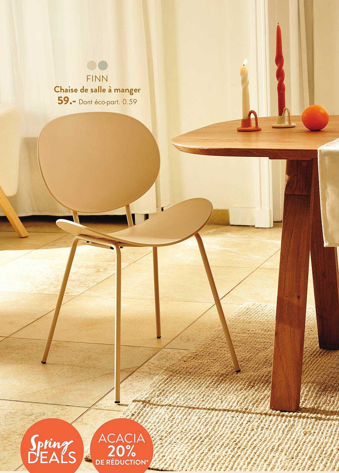 finn chaise de salle à manger