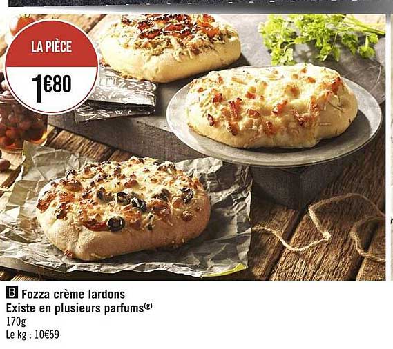 fozza crème lardons existe en plusieurs parfums