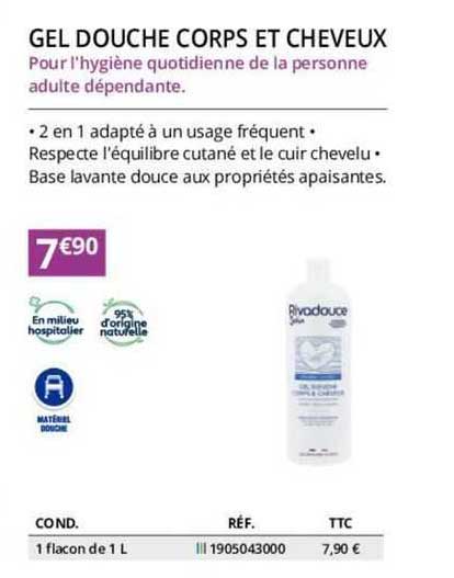Gel Douche Corps Et Cheveux