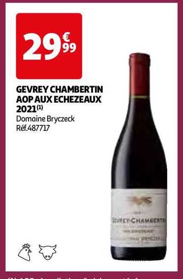 gevrey chamebertin aop aux echezeaux 2021 domaine bryczeck