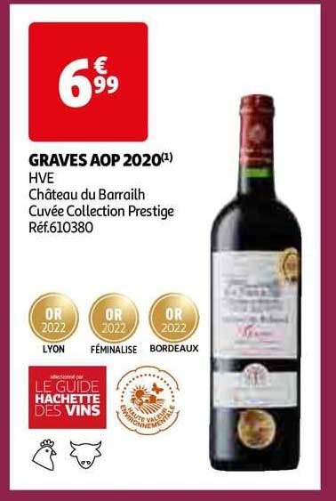 graves aop 2020 hve château du barrailh cuvée collection prestige