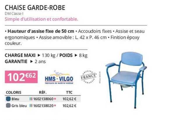 hms - vilgo chaise garde-robe