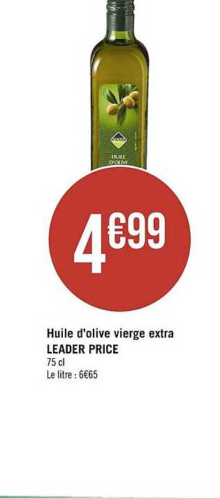 Huile D'olive Vierge Extra Leader Price