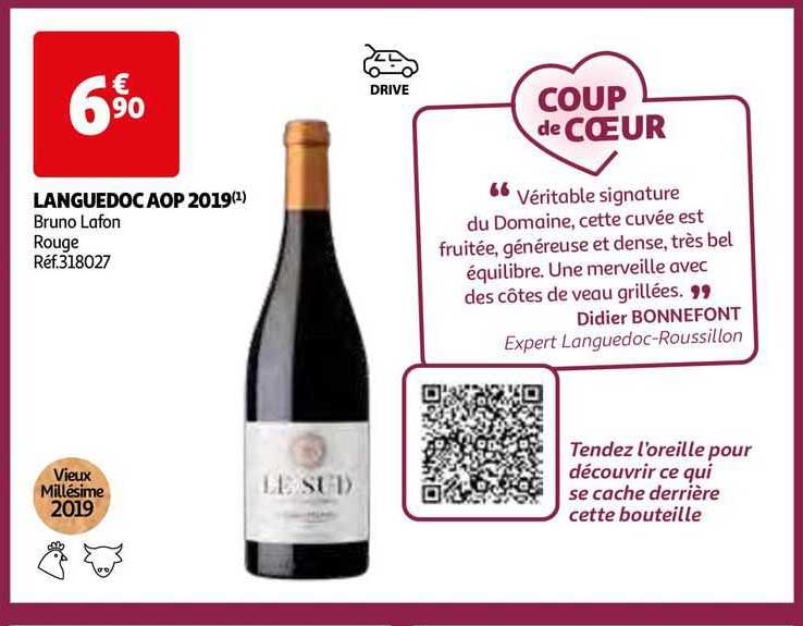 languedoc aop 2019 bruno lafon rouge