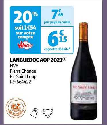 languedoc aop 2021 hve pierre chanau pic saint loup