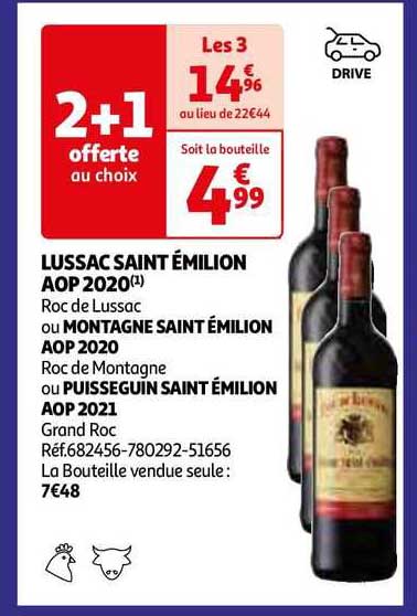 lussac saint émilion aop 2020 roc de lussac ou montagne saint émilion aop 2020 roc de montagne ou puisseguin saint émilion aop 2021 grand roc