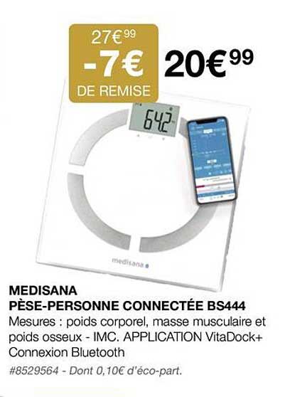 medisana pèse-personne connectée BS444