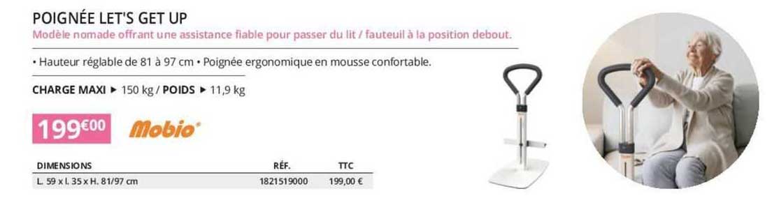 mobio poignée let's get up