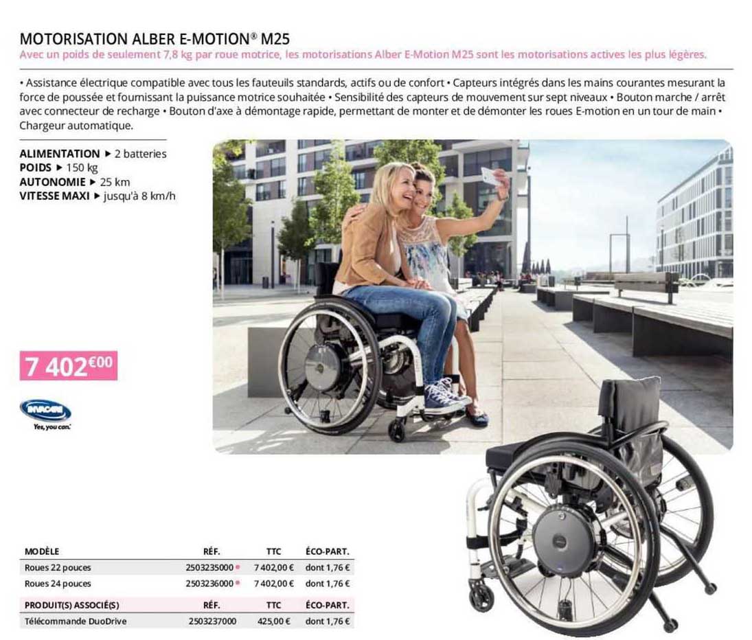 motorisation alber e-motion M25