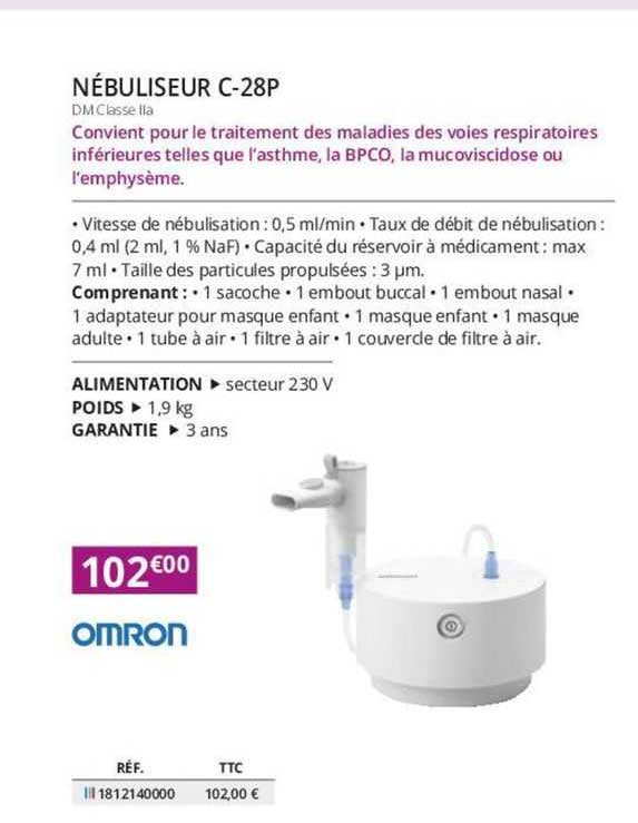 nébuliseur c-28p omron