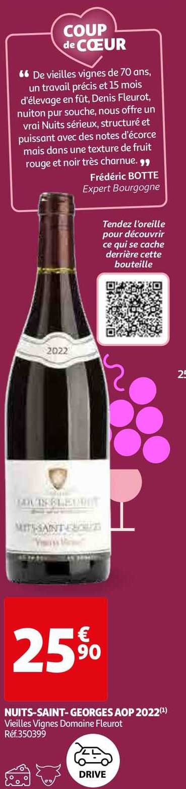 nuits-saint-goerges aop 2022 vieilles vignes domaien fleurot