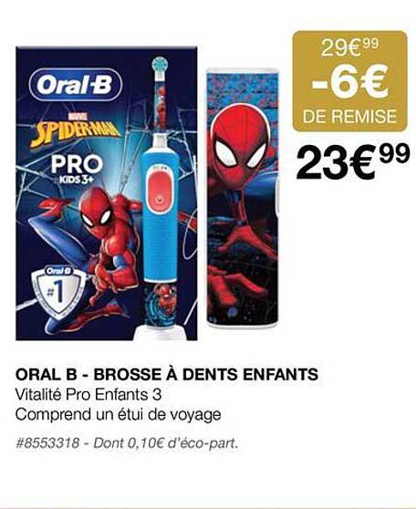 oral b - brosse à dents enfants