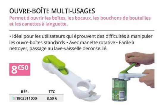 ouvre-boîte multi-usages