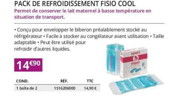 pack de refroidissement fisio cool