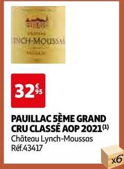 pauillac 5ème grand cru classé aop 2021 château lynch-moussas
