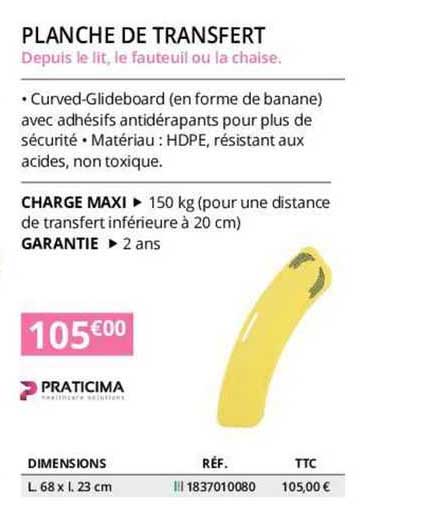 planche de tranfert praticima