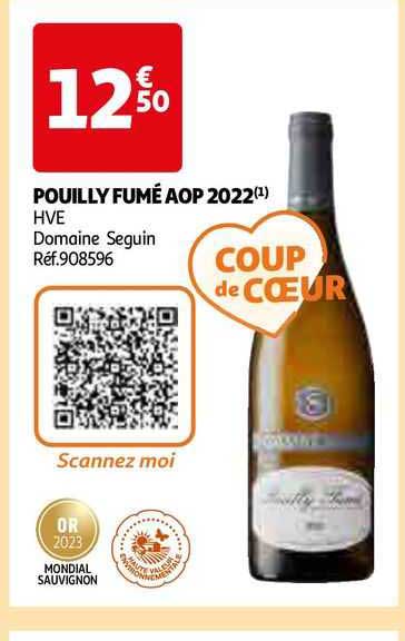 pouilly fumé aop 2022 hve domaine seguin