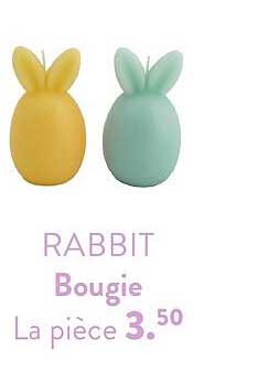 rabbit bougie
