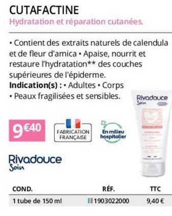 Rivadouce Soin Cutafactine