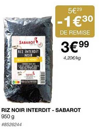 riz noir interdit - sabarot