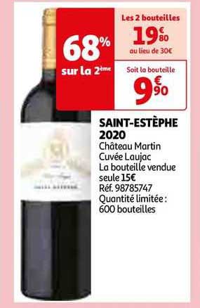 saint-estèphe 2020 château martin cuvée laujac