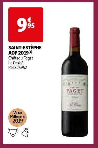 saint-estèphe aop 2019 château faget le croisé