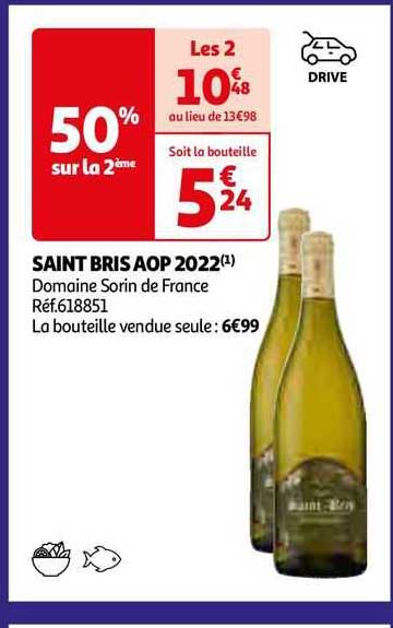 saitn bris aop 2022 domaine sorin de france