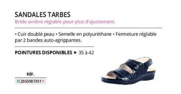 Sandales Tarbes
