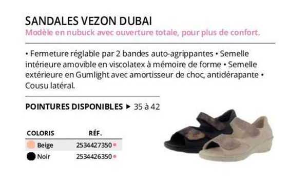 Sandales Vezon Dubai