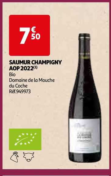 saumur champigny aop 2022 bio domaine de la mouche du coche