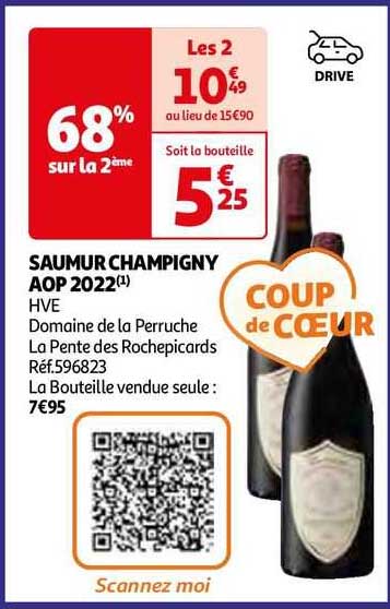 saumur champigny aop 2022 hve domaine de la perruche la pente des rochepicards