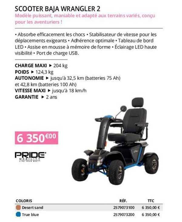 scooter baja wrangler 2 pride