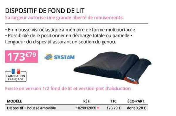 systam dispositif de fond de lit