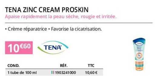 tena zinc Cream pro skin
