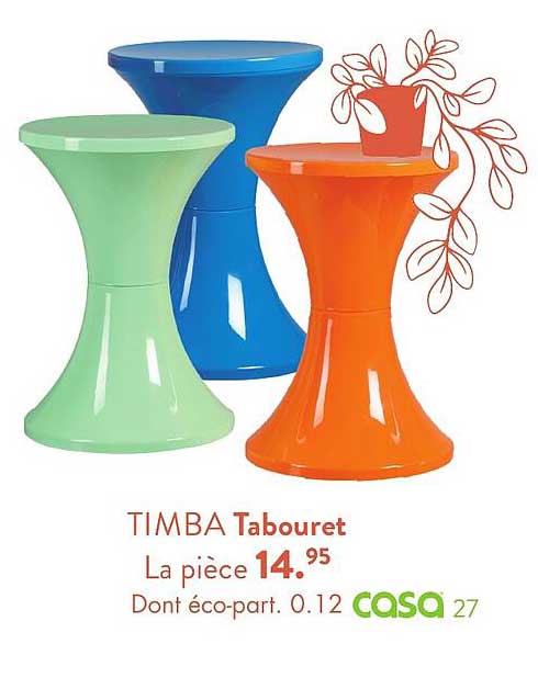 timba tabouret