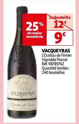 vacqueyras l'oustau de firmin vignoble pascal