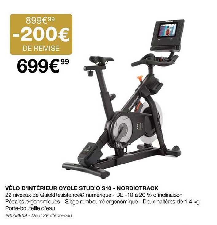 vélo d'intérieur cycle studio S10 - nordictrack