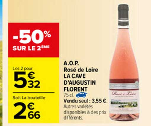 a.o.p. rosé de loire la cave d'augustin florent
