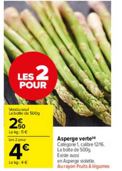 asperge verte