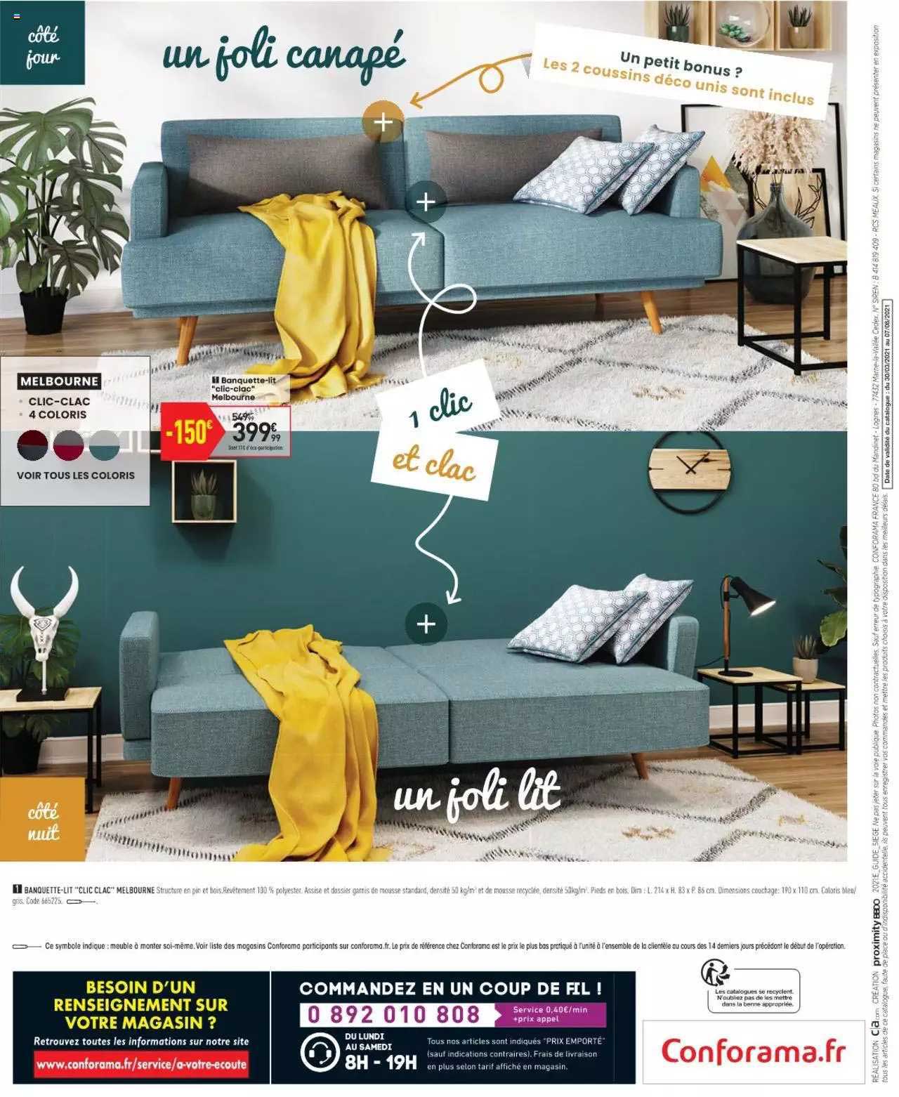 banquette-lit "clic clac" melbourne