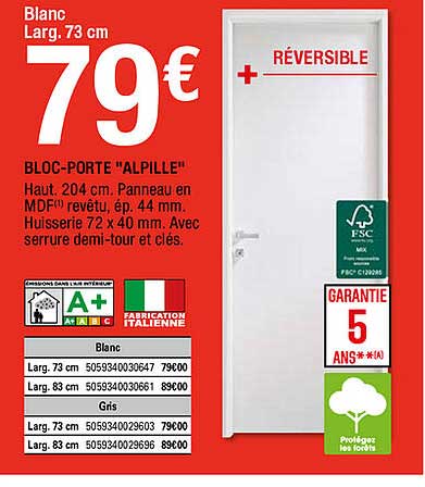 bloc-porte "alpille"