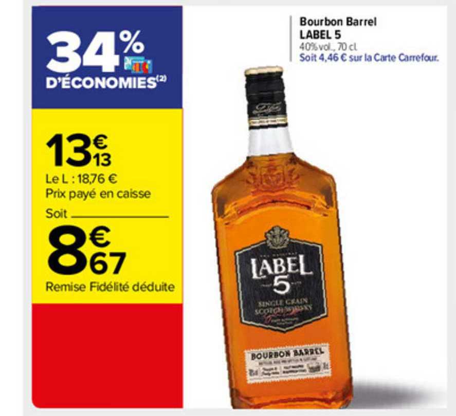 bourbon barrel label 5