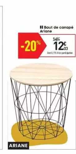 bout de canapé ariane