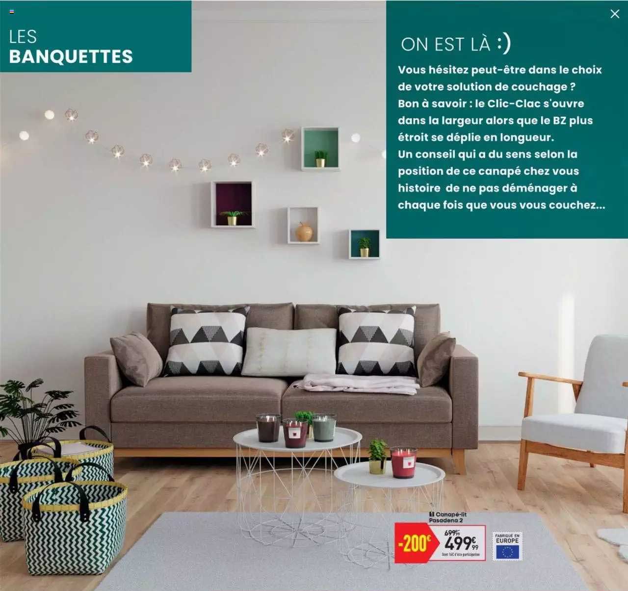 canapé-lit pasadena 2