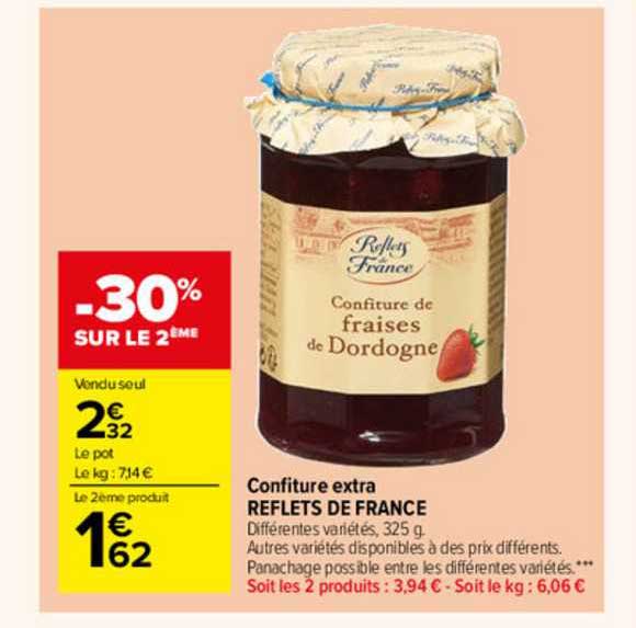 Confiture Extra Reflets De France