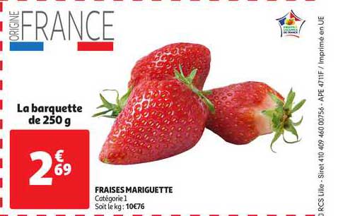 fraises mariguette