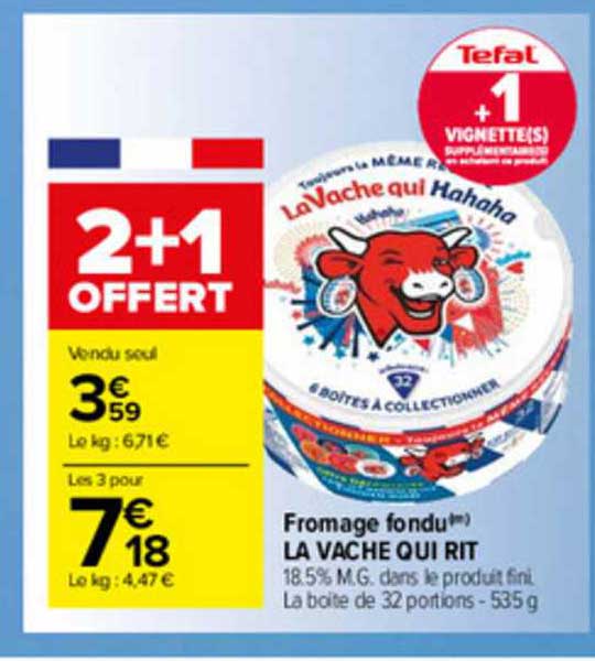 fromage fondu la vache qui rit