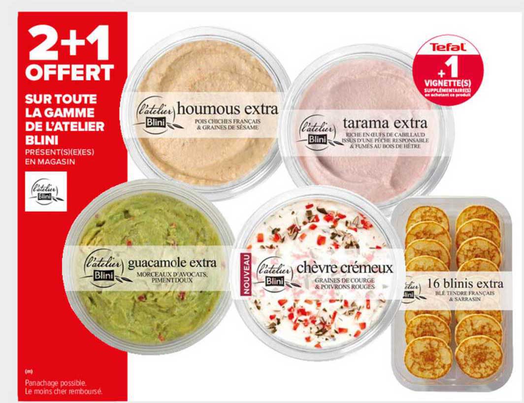 la gamme de l'atelier blini